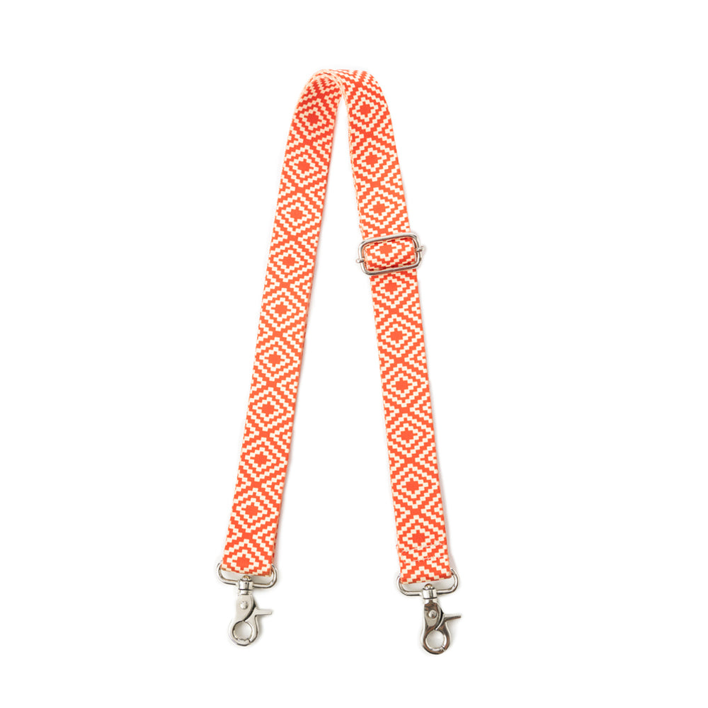 Lanière accessoire Vista géométrique orange