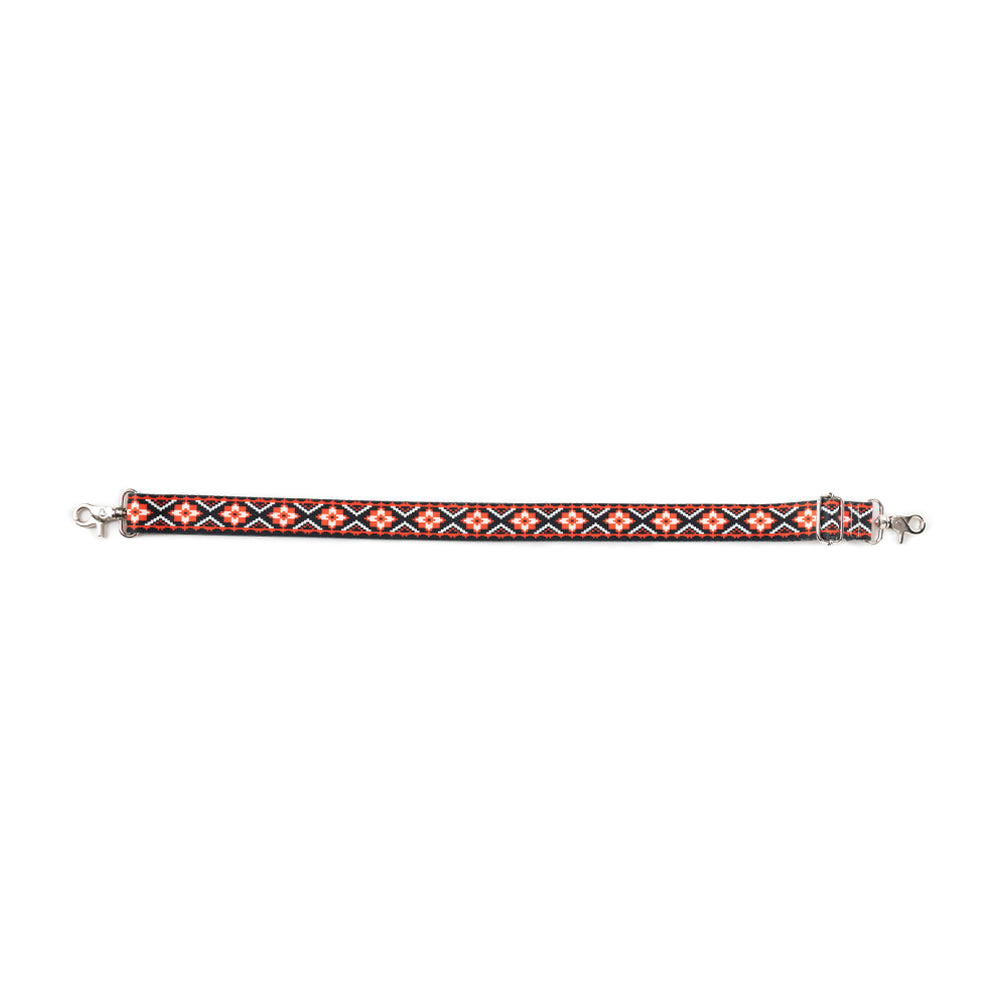 Bandoulière d'accessoire Geometric Vista orange et bleue
