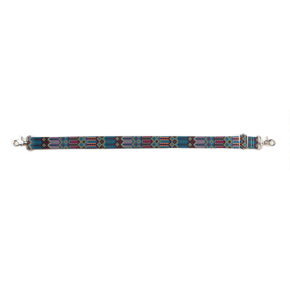 Bandoulière Accessoire Vista Géométrique Bleue