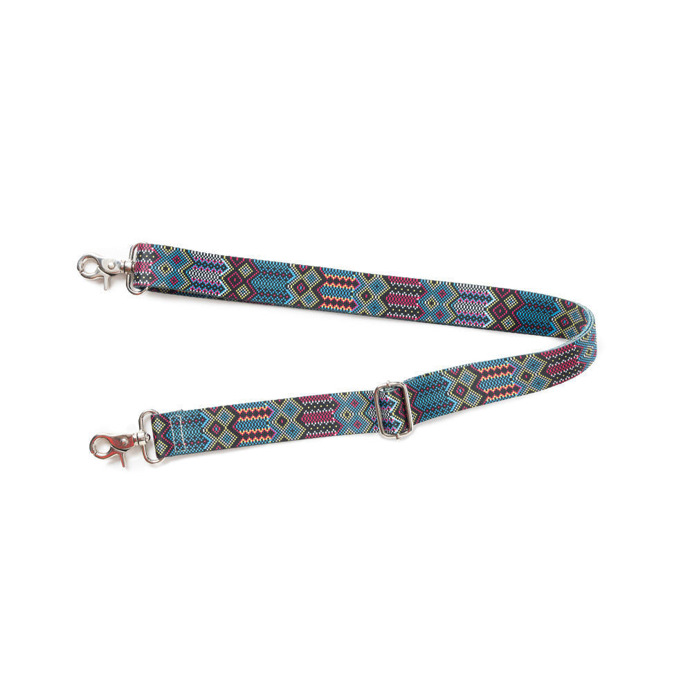 Bandoulière Accessoire Vista Géométrique Bleue