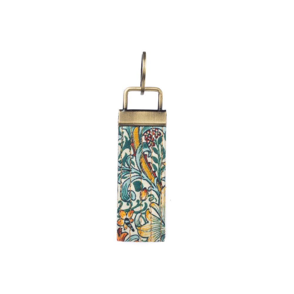 Porte-clés Penny's Posies de 10 cm vert d'eau