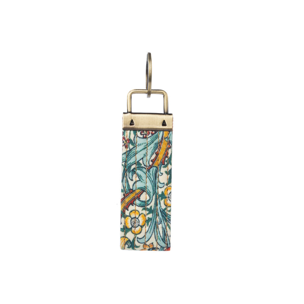 Porte-clés Penny's Posies de 10 cm vert d'eau