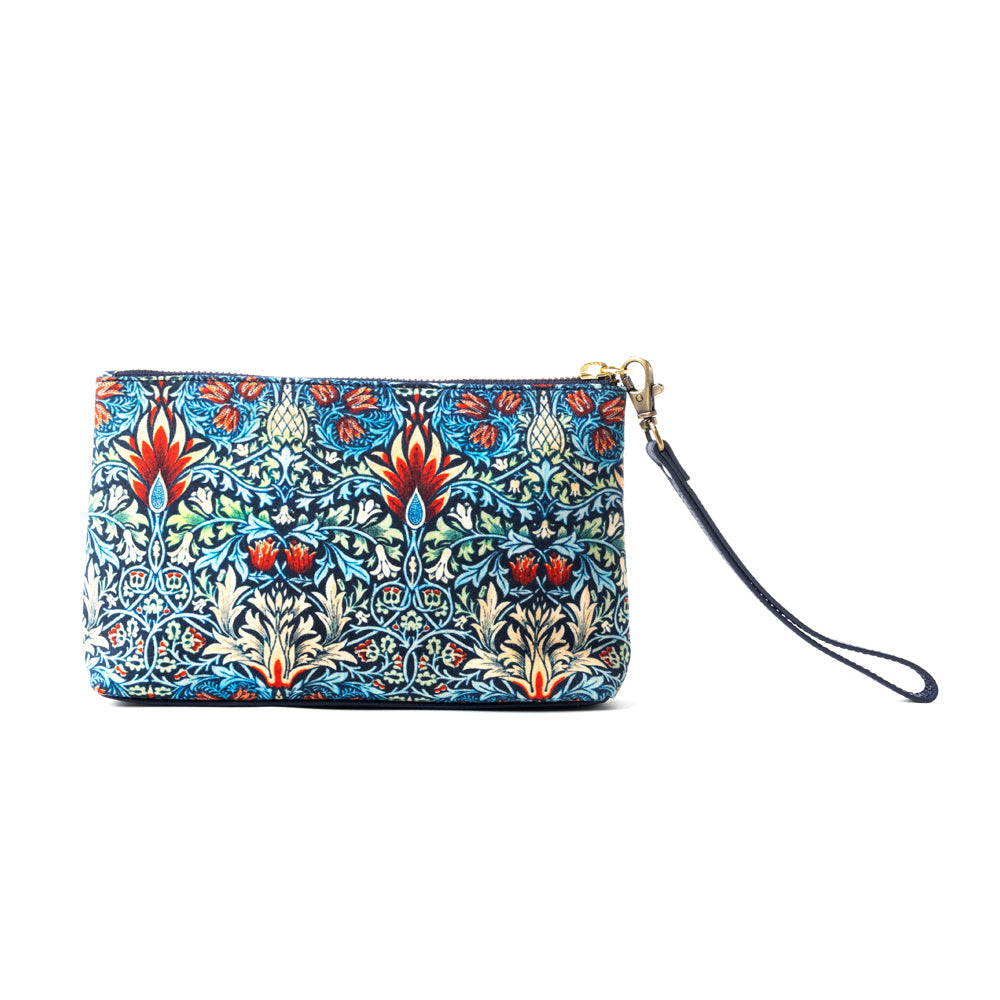 Pochette « Murs de jardin » bleue