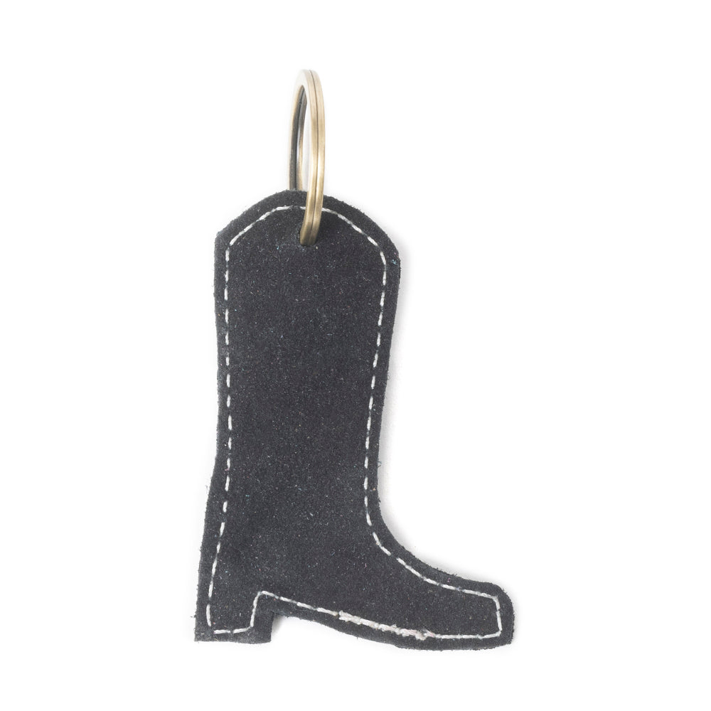 Porte-clés en cuir Western Whimsy noir Bootcut