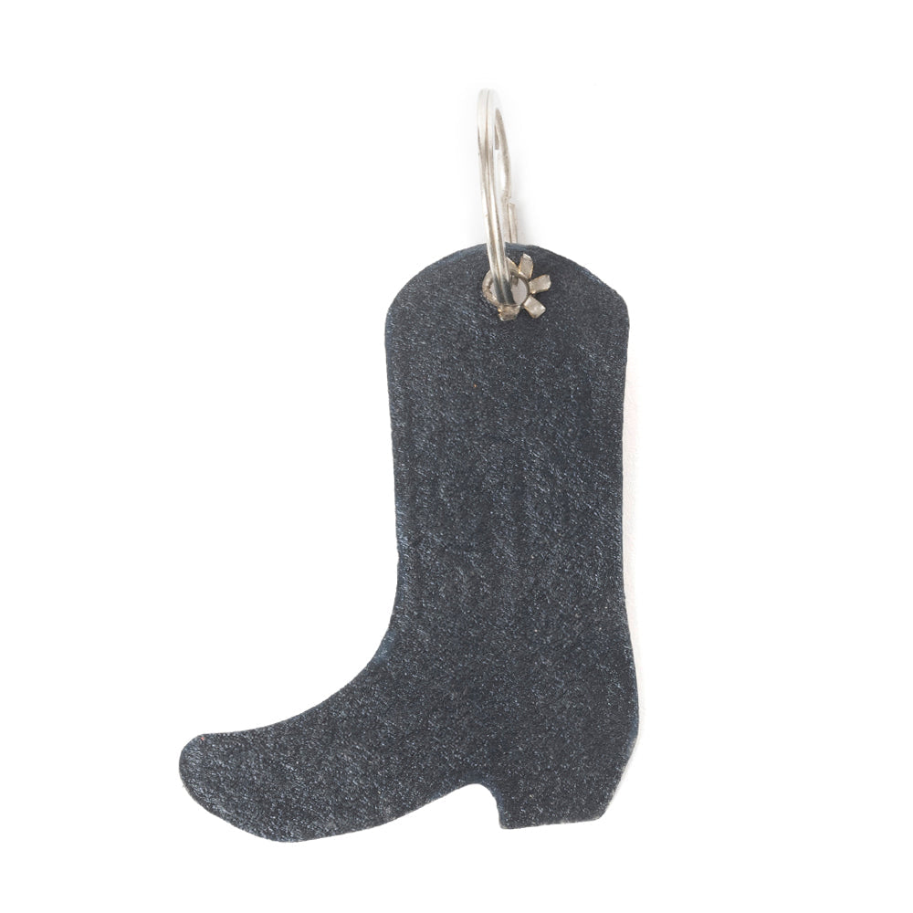 Porte-clés en cuir Blazin' Boot, coloris Spiced Tan