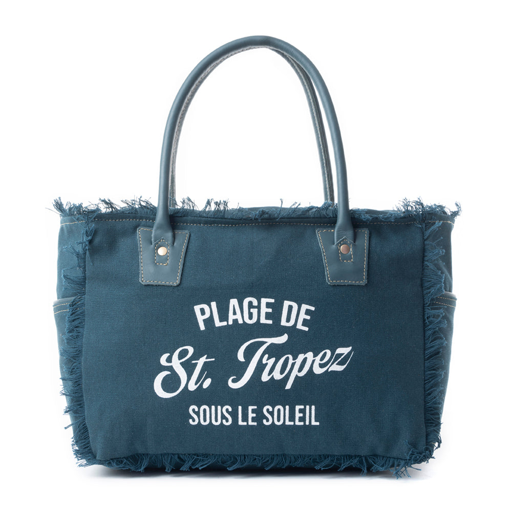 Sac cabas Saint Tropez vert