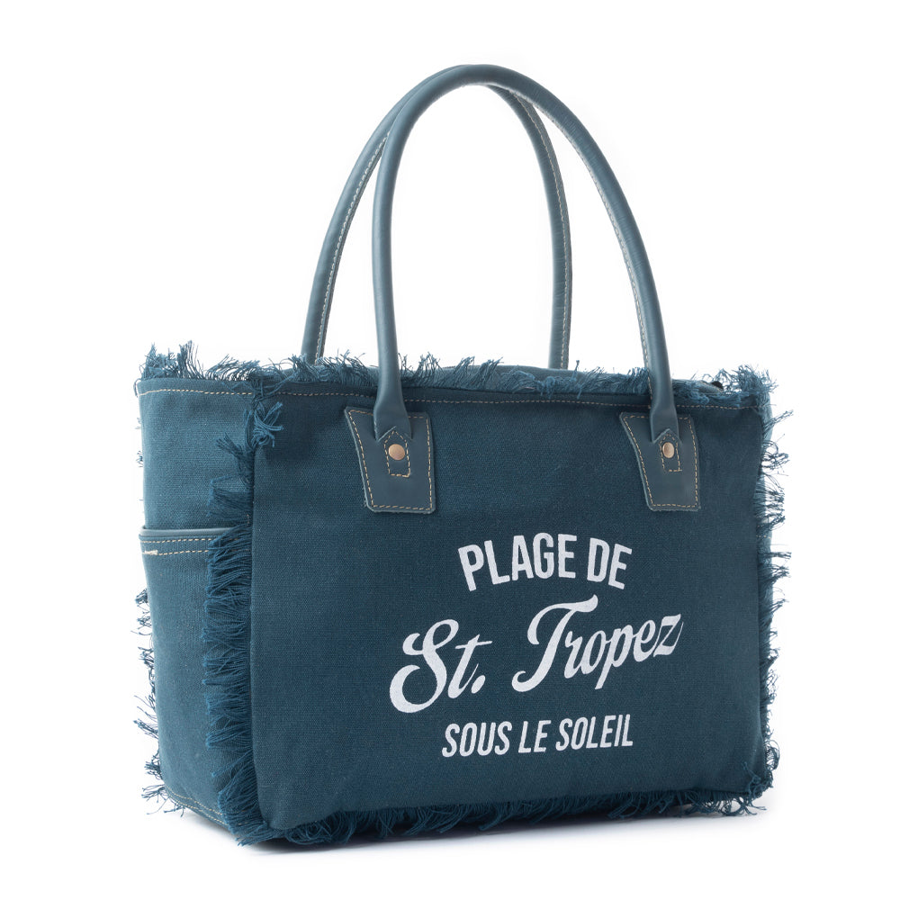Sac cabas Saint Tropez vert