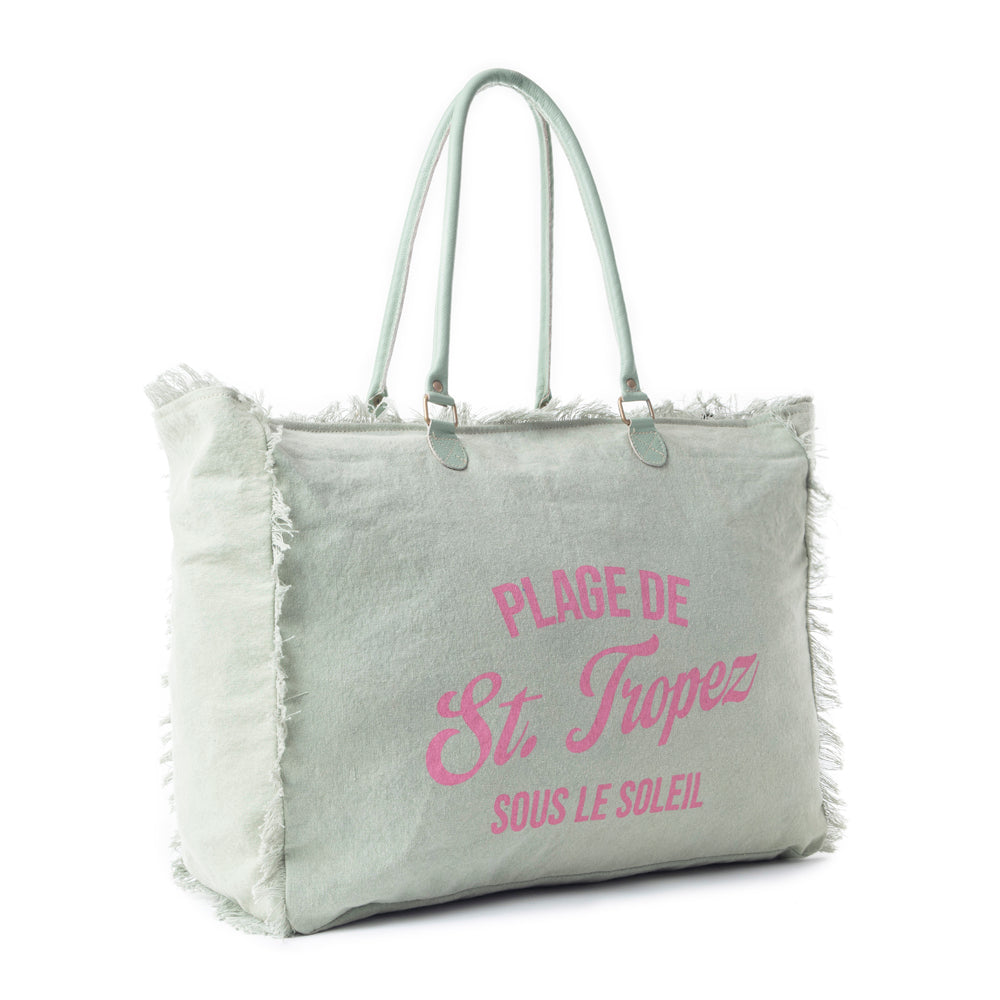 Sac week-end Saint-Tropez vert clair