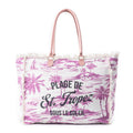 Sac weekender Saint-Tropez blanc et violet