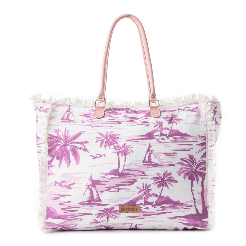 Sac weekender Saint-Tropez blanc et violet