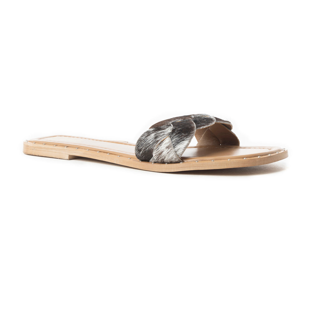Sandales Pearline noires et blanches