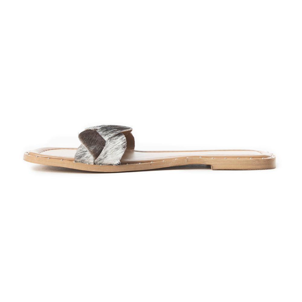 Sandales Pearline noires et blanches