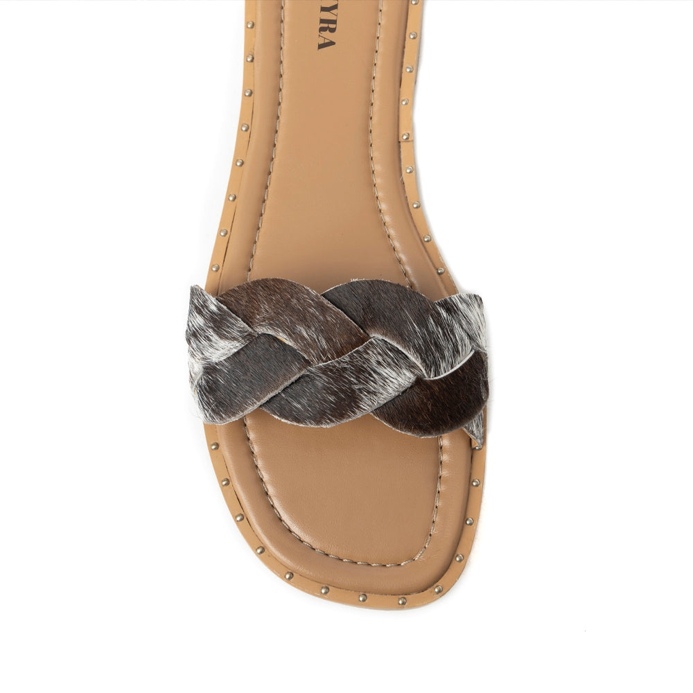 Sandales Pearline noires et blanches