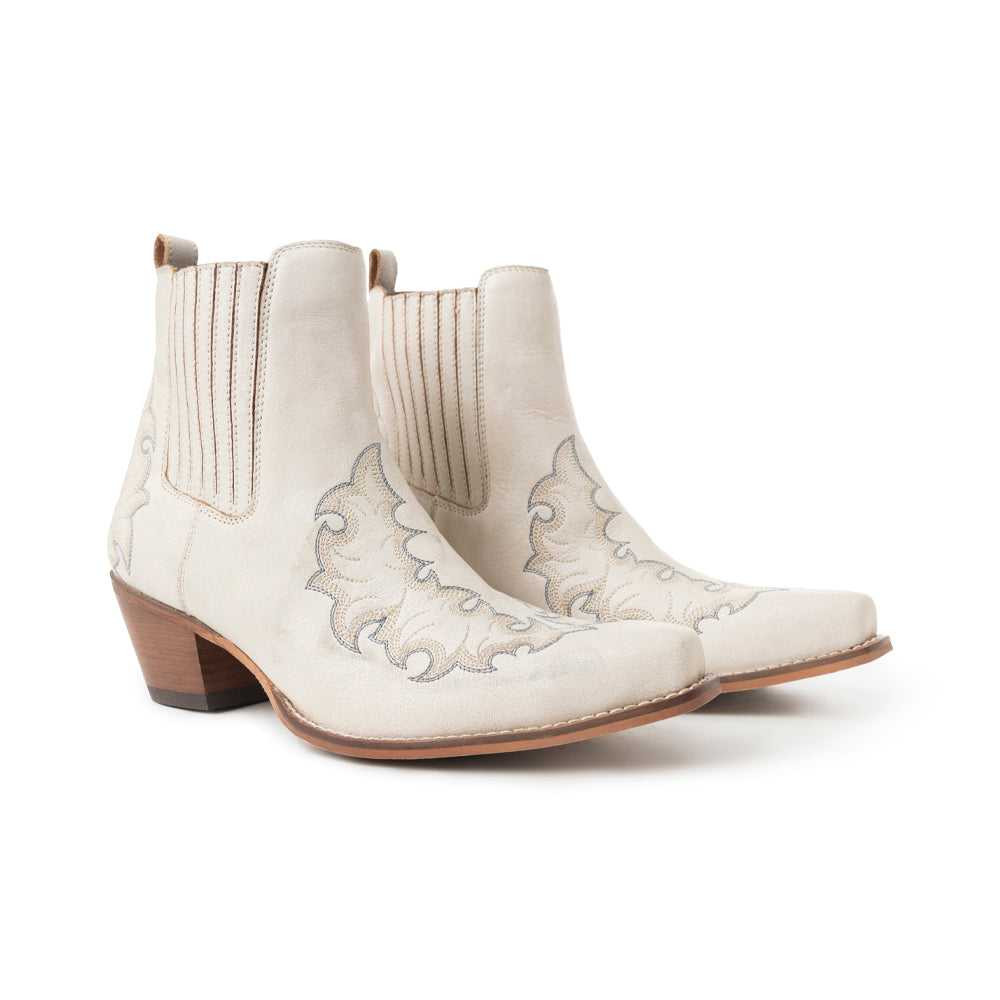Bottines Dearling Ranch blanches
