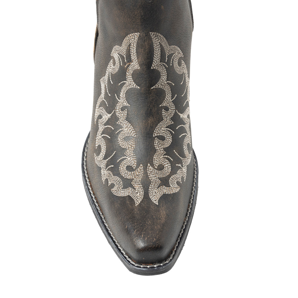 Bottines de trail running noir poussiéreux