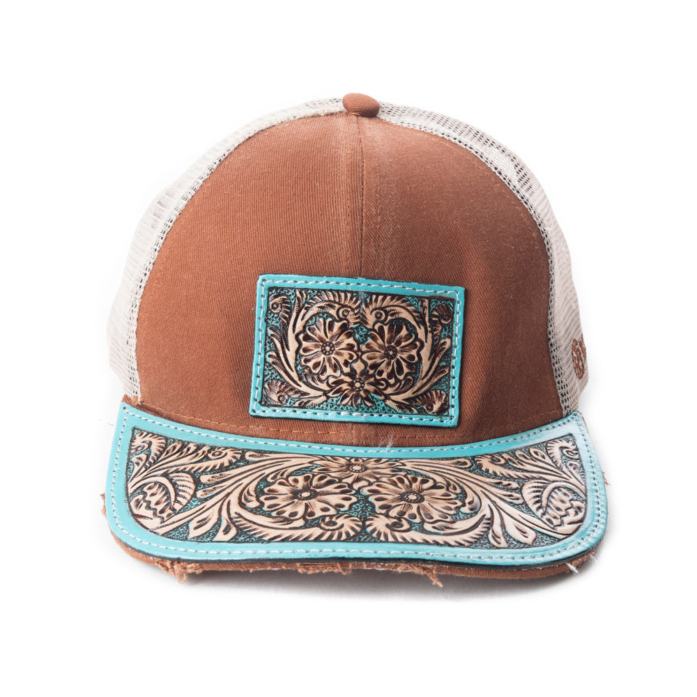 Casquette Jenson Hill marron et beige