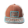 Casquette Jenson Hill marron et beige