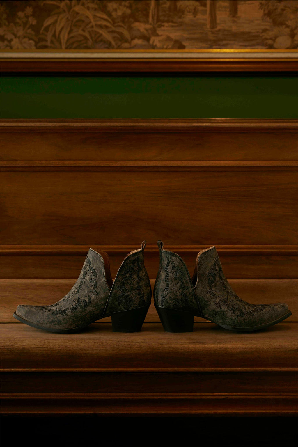 Bottines Moonlight on the Mesa marron craquelé