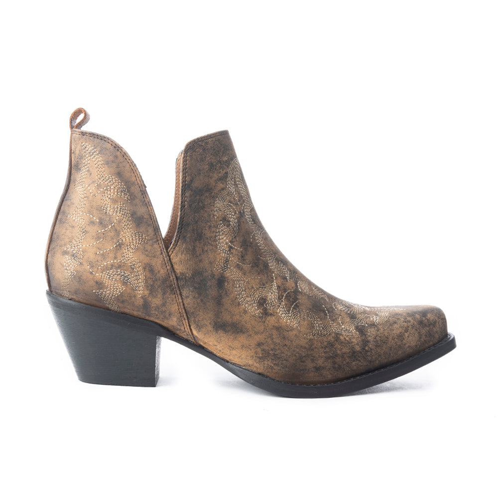 Bottines Moonlight on the Mesa marron craquelé
