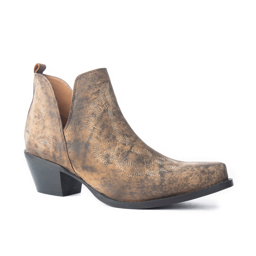 Bottines Moonlight on the Mesa marron craquelé