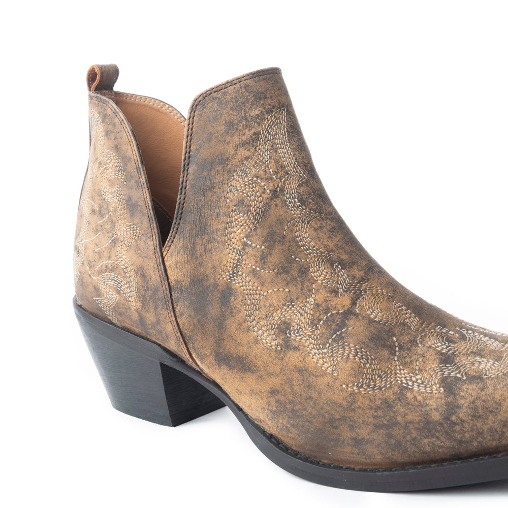 Bottines Moonlight on the Mesa marron craquelé