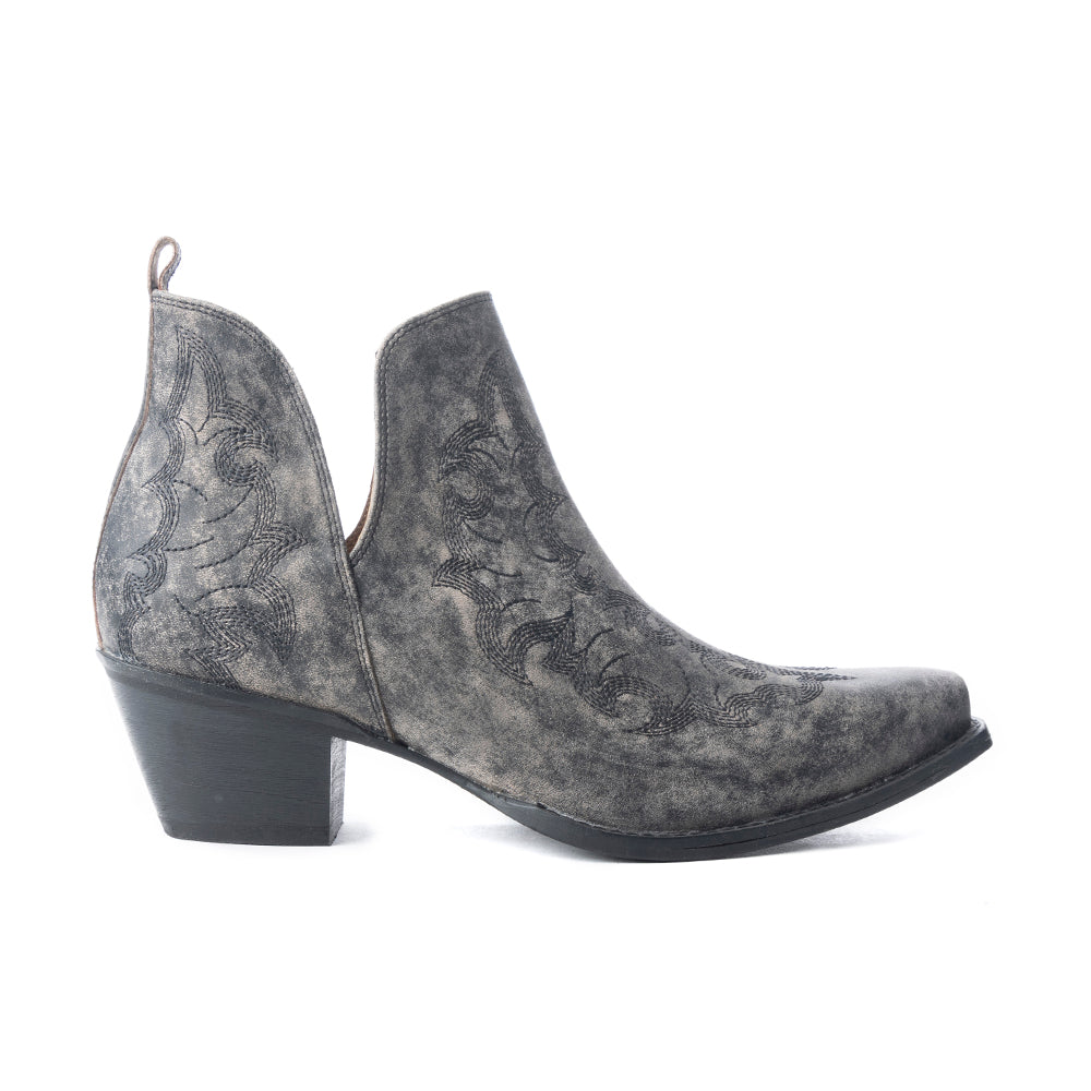 Bottines Moonlight on the Mesa noir craquelé