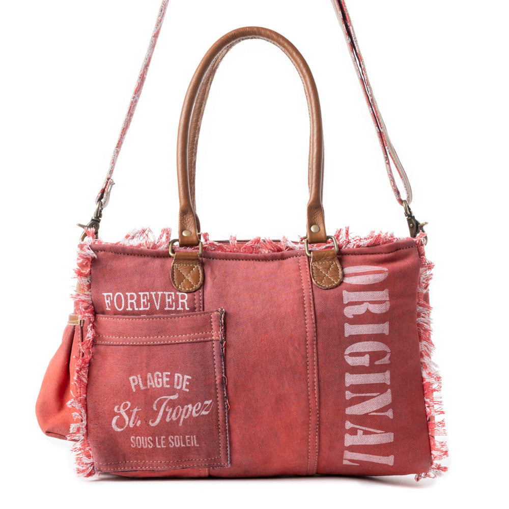 Sac cabas recyclé Coastal Steel rouge