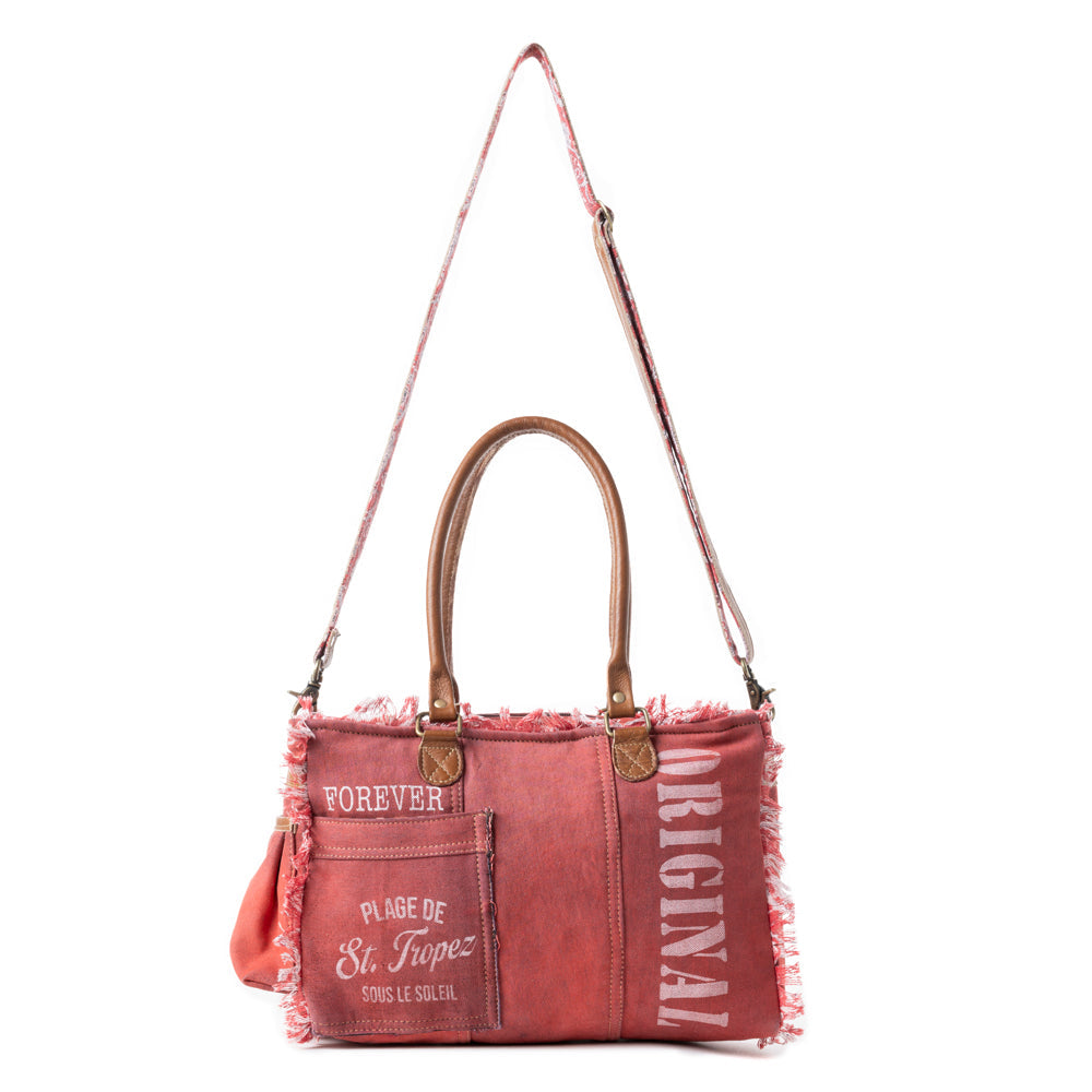 Sac cabas recyclé Coastal Steel rouge