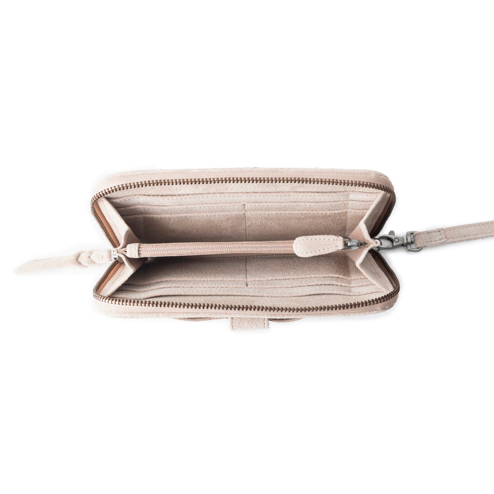 Portefeuille Electric Desert marron chocolat blanc