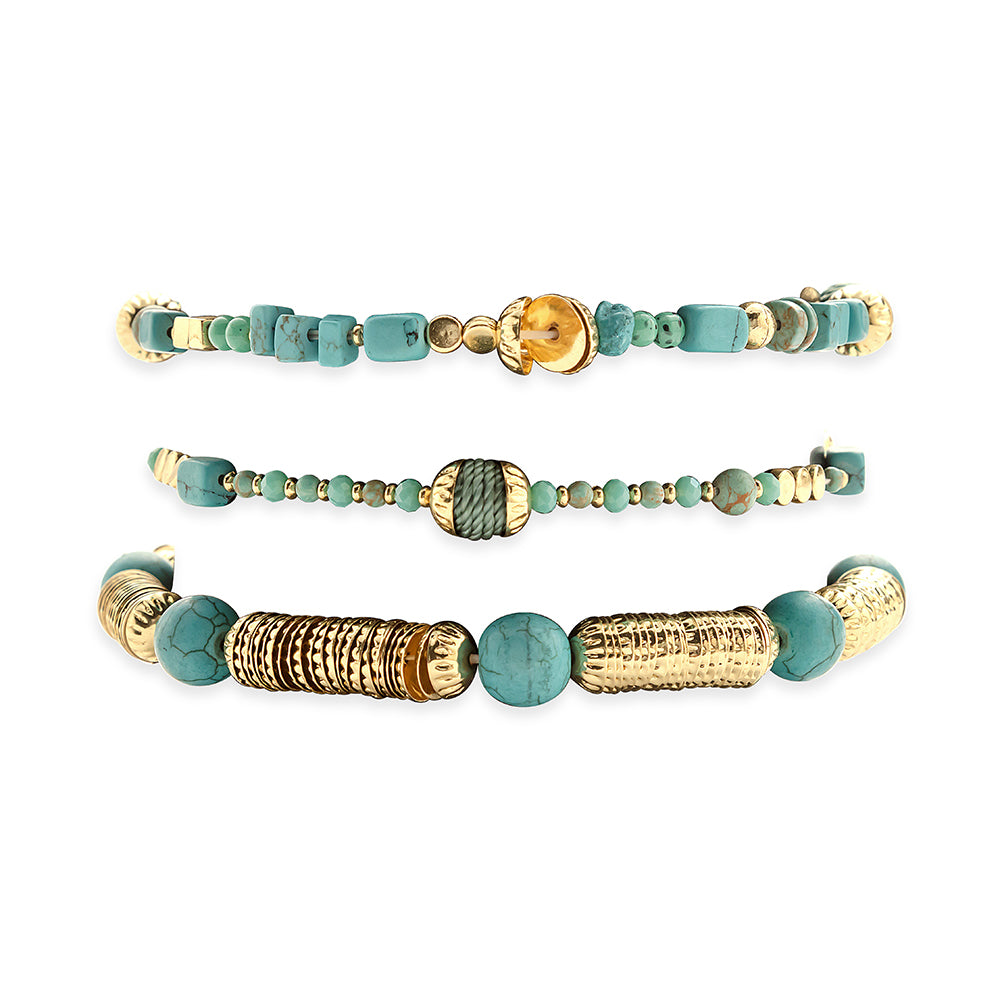 Bracelet Fox Spring empilé