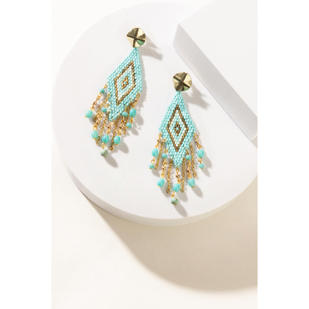 Boucles d'oreilles perlées Mesa Rain Dance