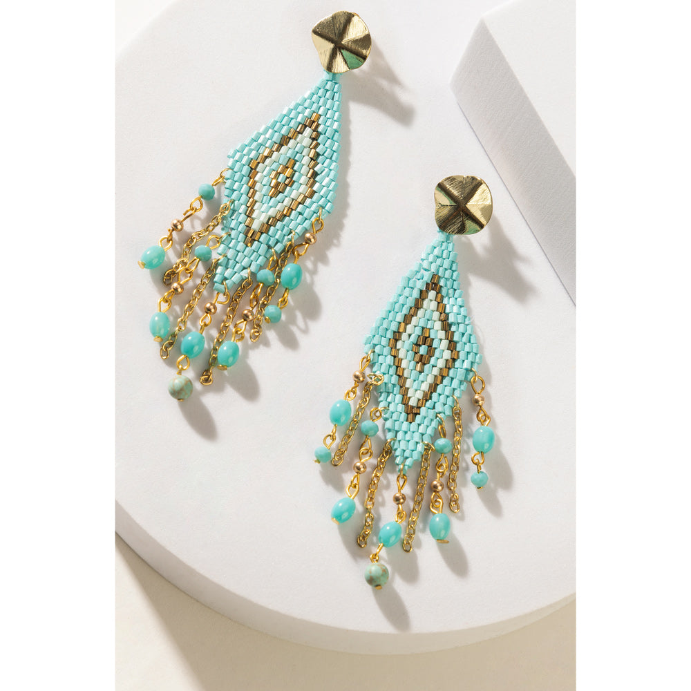 Boucles d'oreilles perlées Mesa Rain Dance