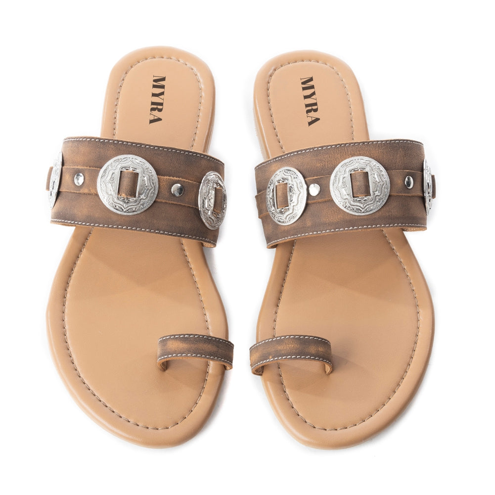 Sandales Sagebrush Concho marron