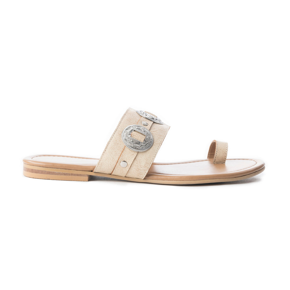 Sandales Concho Sagebrush blanches