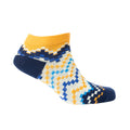 Chaussettes basses Jade Valley Pixie bleues et jaunes