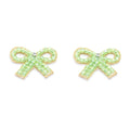 Boucles d'oreilles perles Petits nœuds