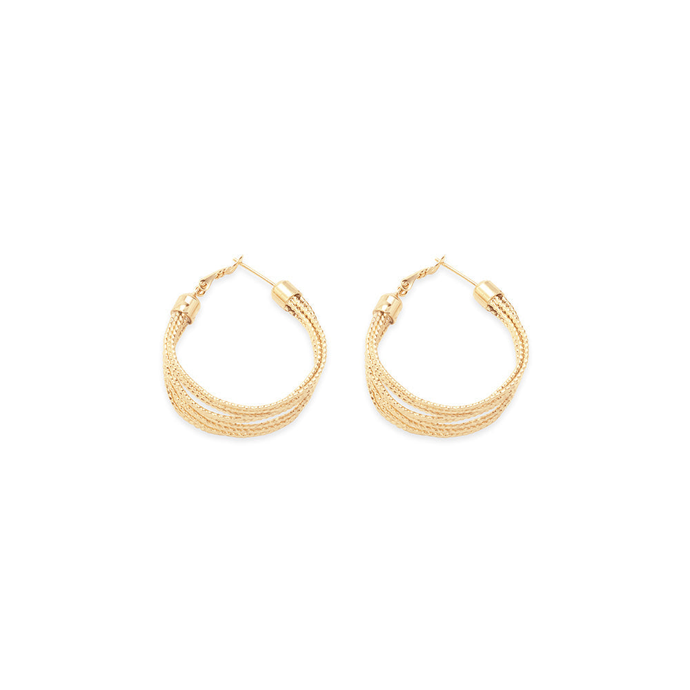 Boucles d'oreilles créoles Dune Radiance