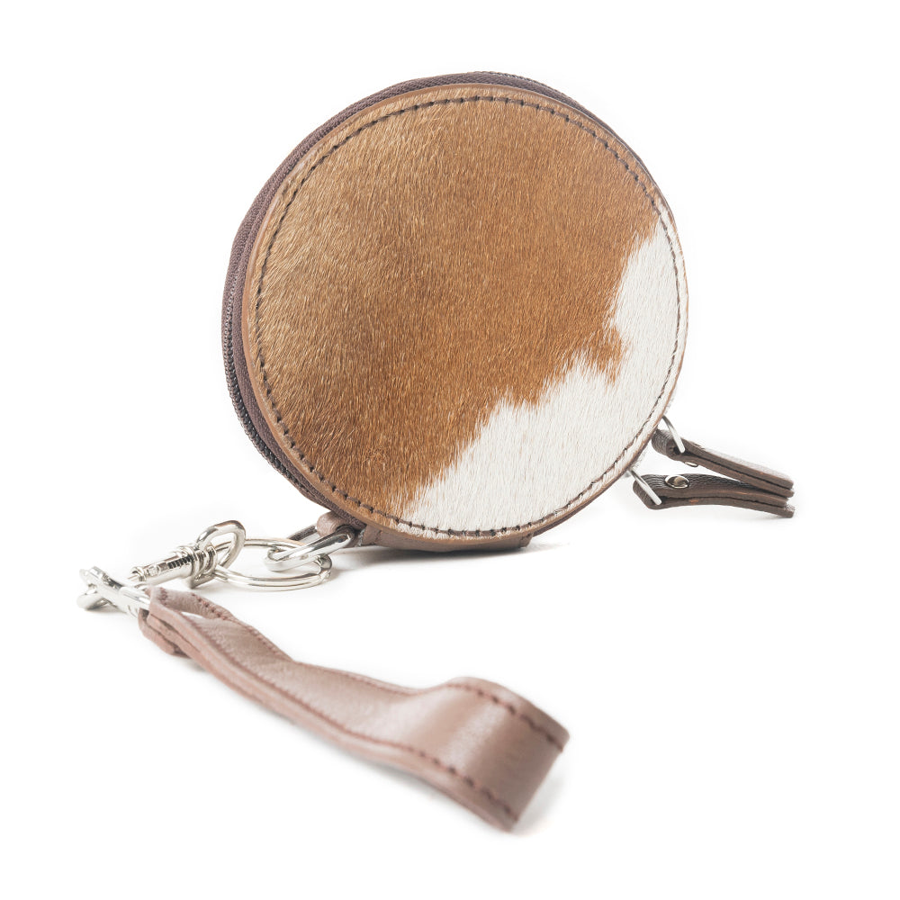 Porte-monnaie Mesa Halo Hairon en Marbre Moka