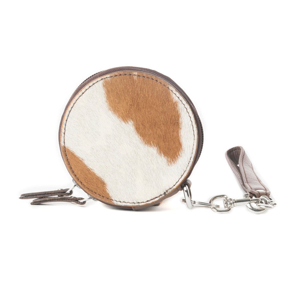 Porte-monnaie Mesa Halo Hairon en Marbre Moka