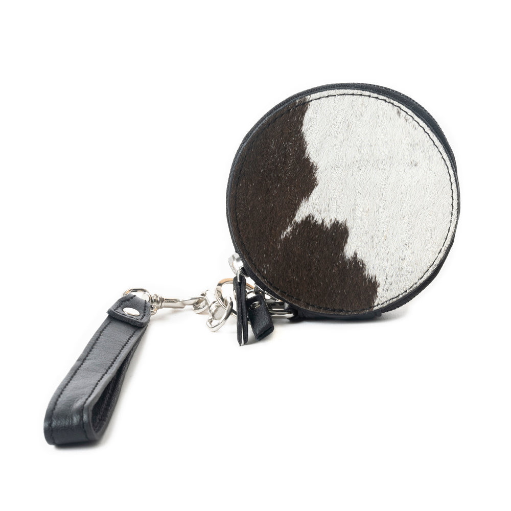 Pochette Mesa Halo Hairon en noir et blanc