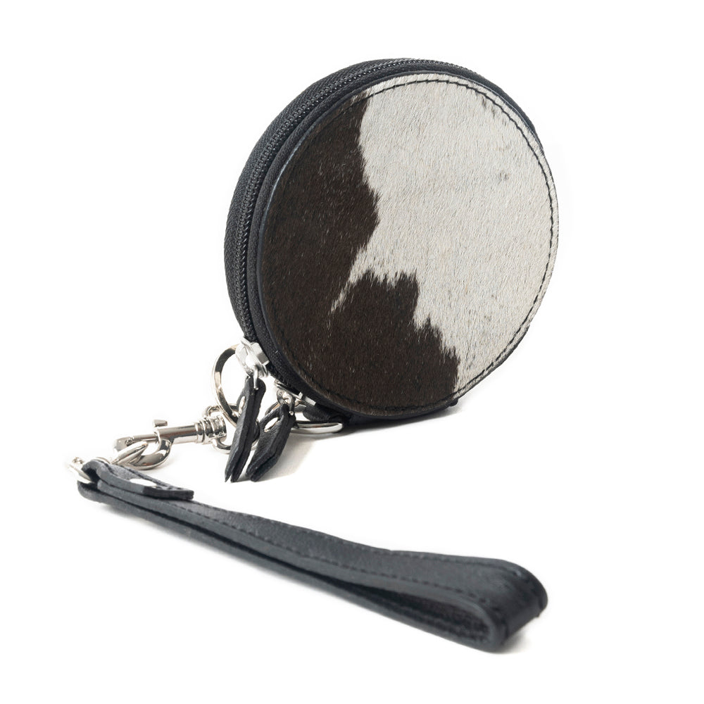 Pochette Mesa Halo Hairon en noir et blanc