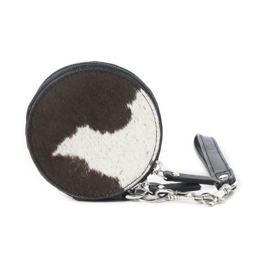 Pochette Mesa Halo Hairon en noir et blanc