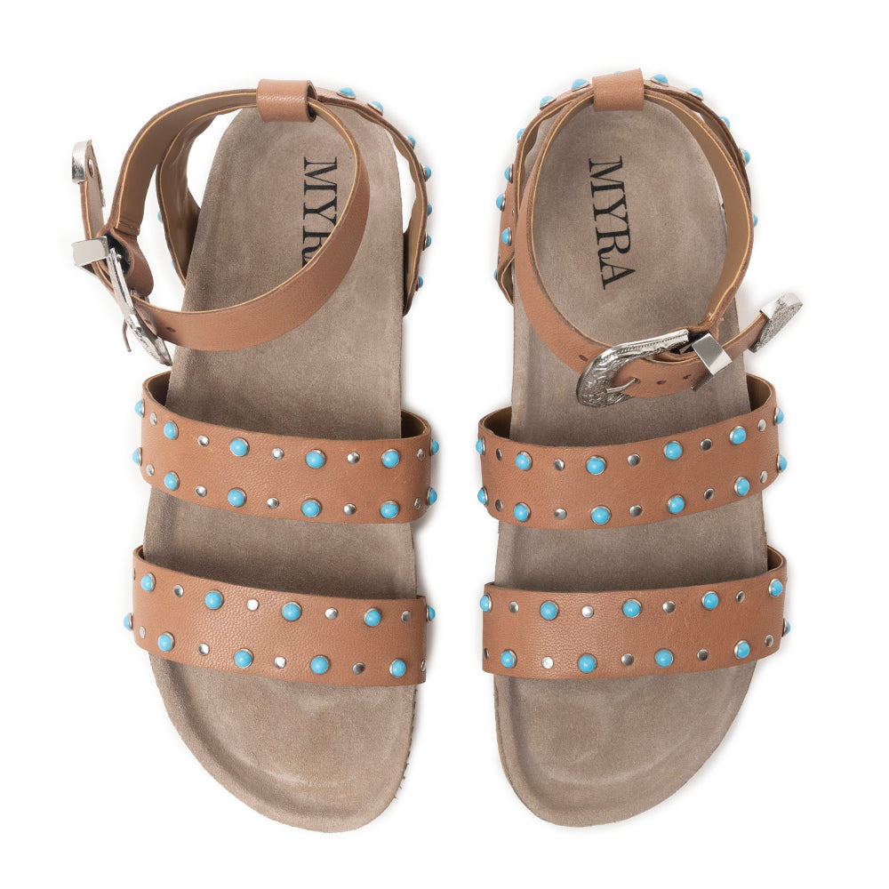 Sandales en cuir Saddle Ridge Trail marron clair