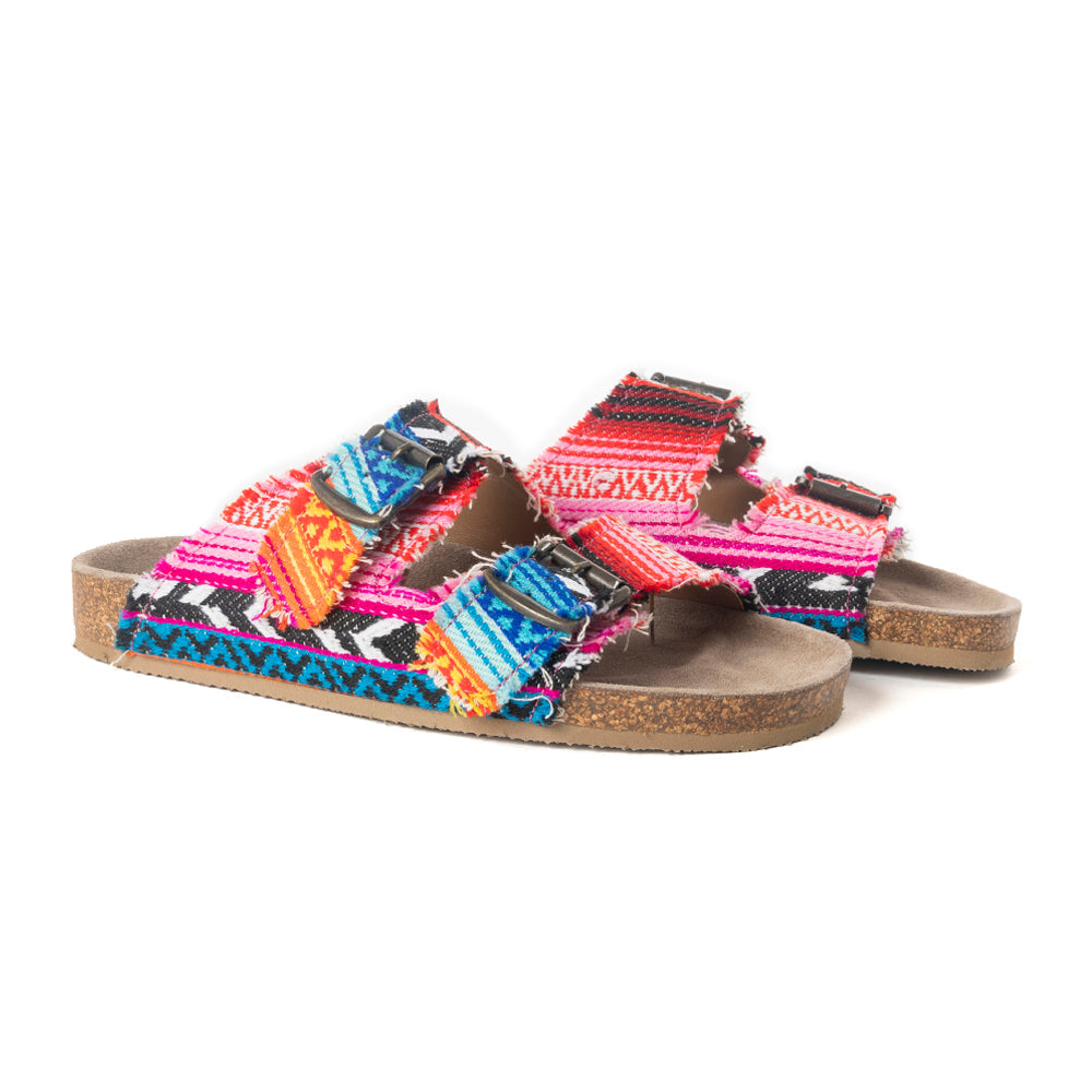 Sandales en jean Ridge multicolores