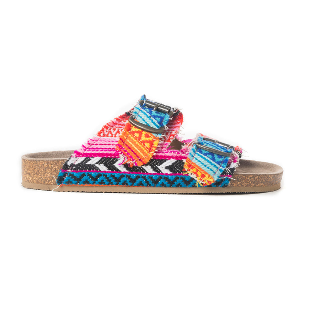 Sandales en jean Ridge multicolores