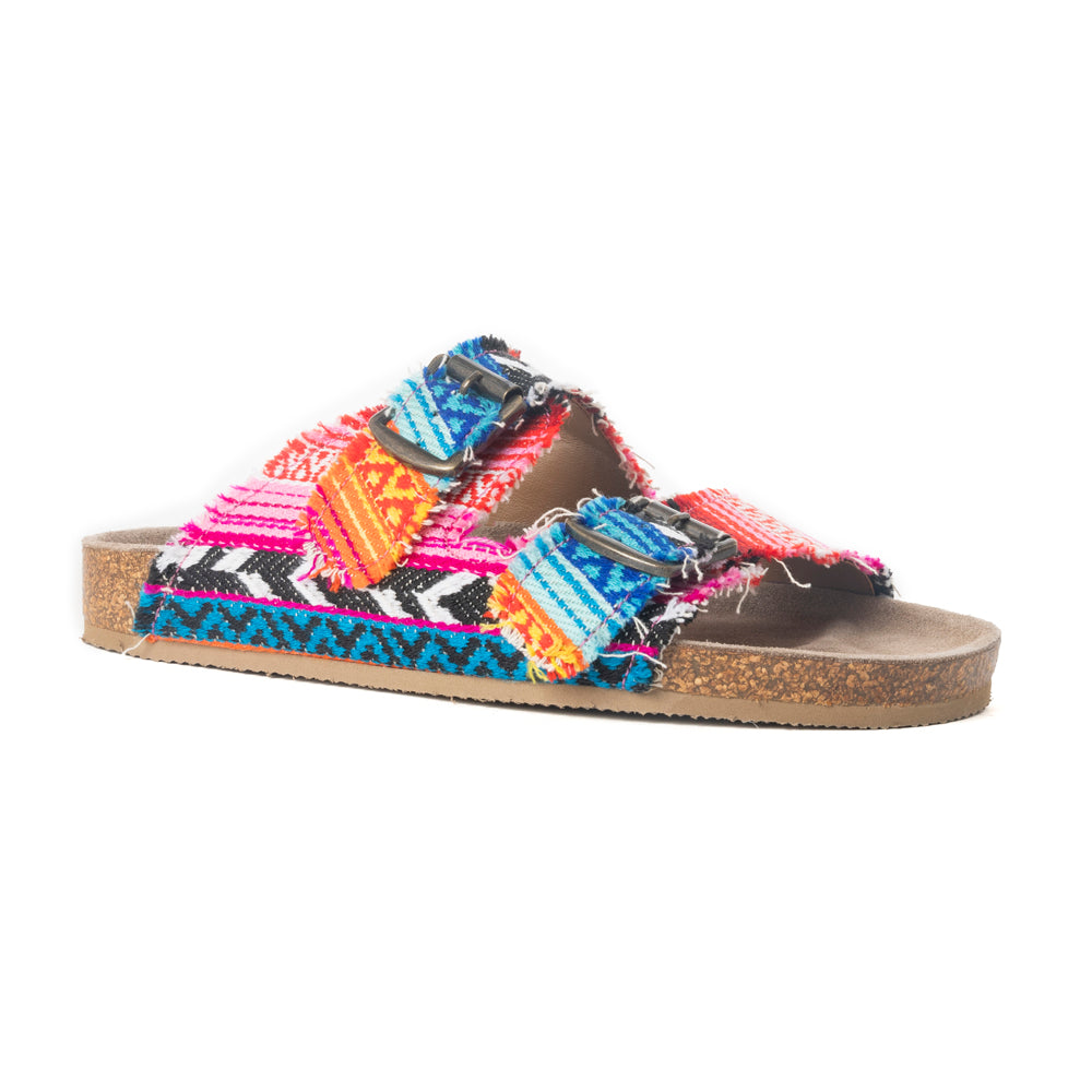Sandales en jean Ridge multicolores