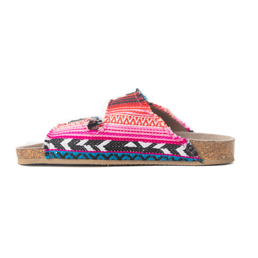 Sandales en jean Ridge multicolores