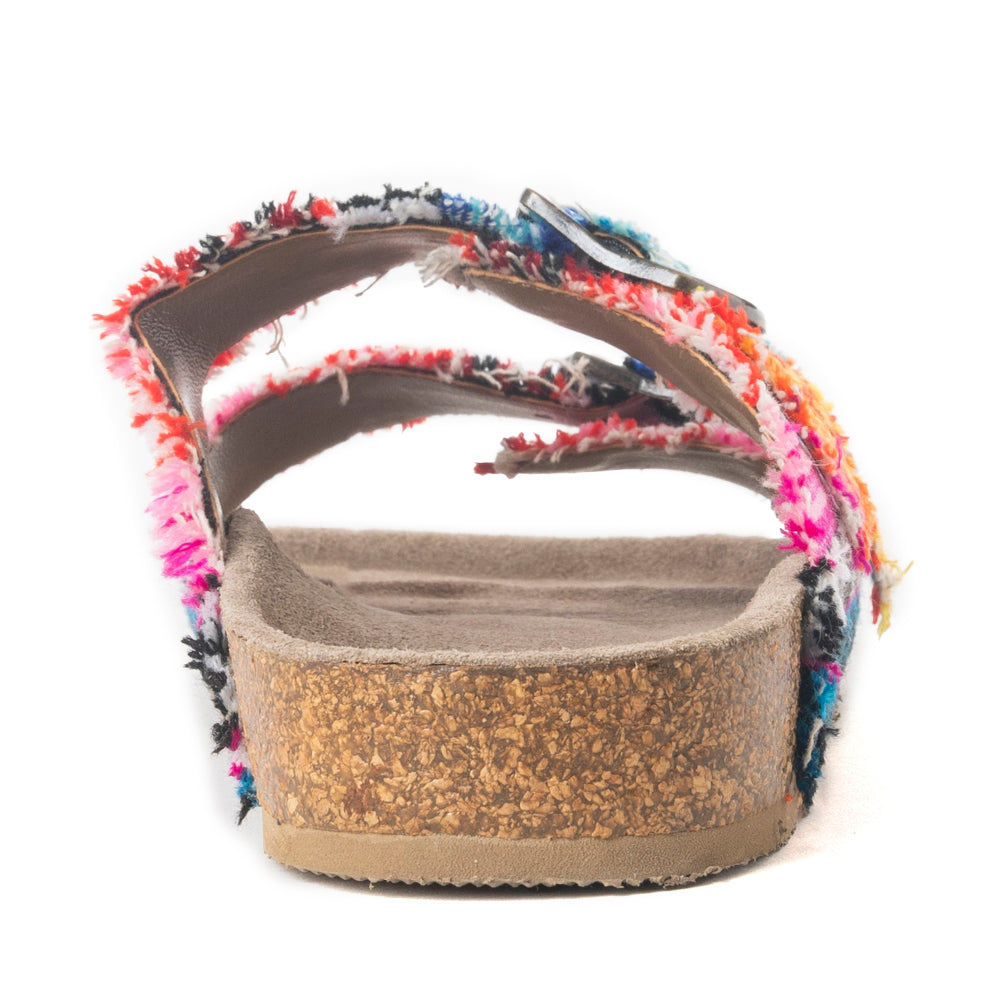 Sandales en jean Ridge multicolores