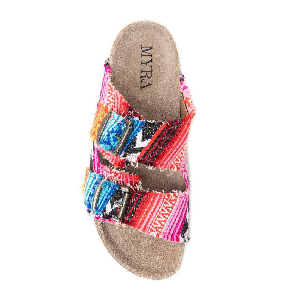 Sandales en jean Ridge multicolores