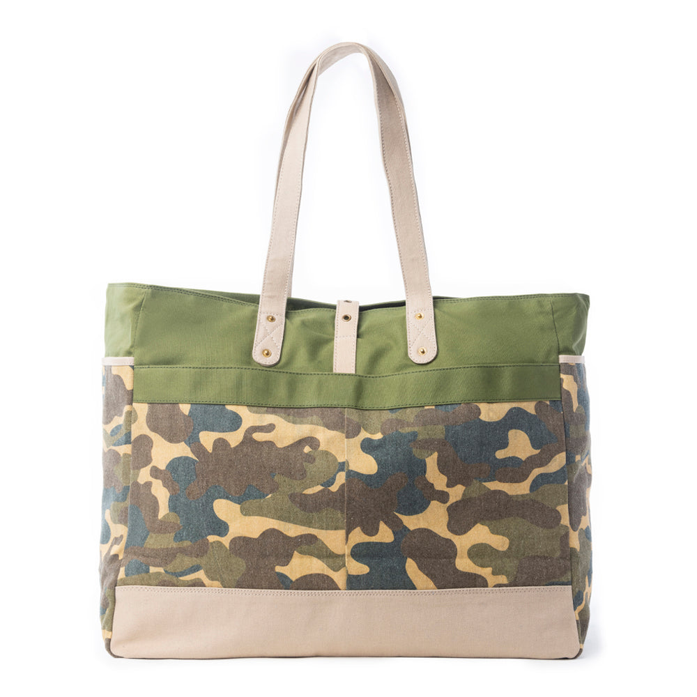 Sac de voyage Weekender Myra Ranger en vert camouflage Shadow